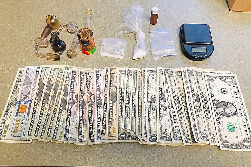 Meth, Drug Paraphernalia, and Money Seized
