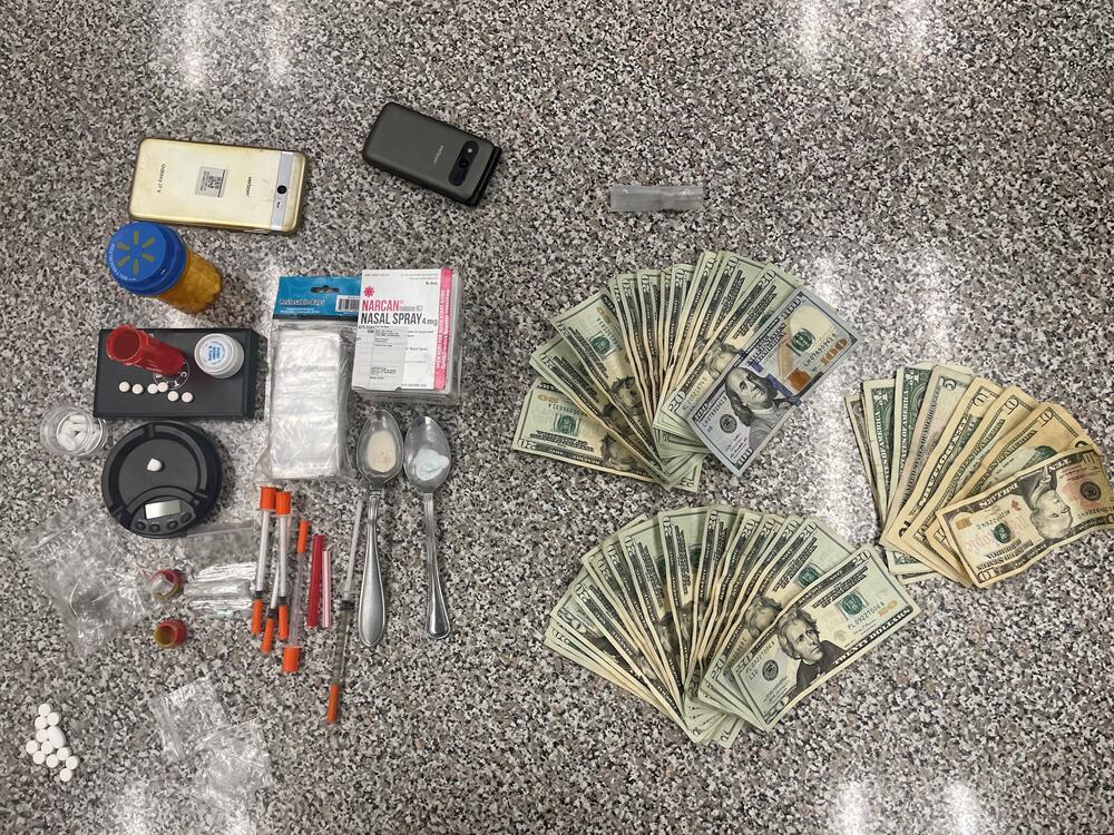 Photo of Drugs, Drug Paraphernalia, and Money