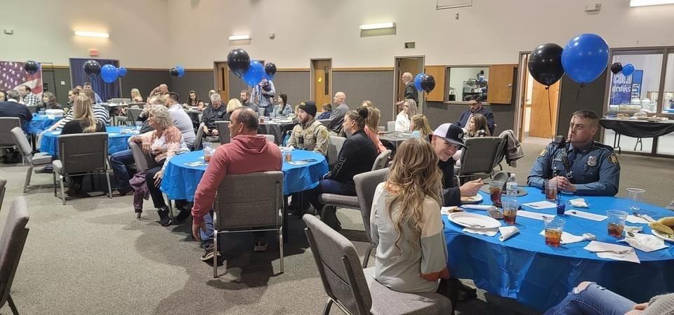 Banquet Attendees at Tables