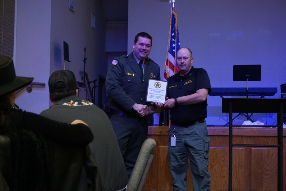 Detention Officer of the Year Cleveland Stewart