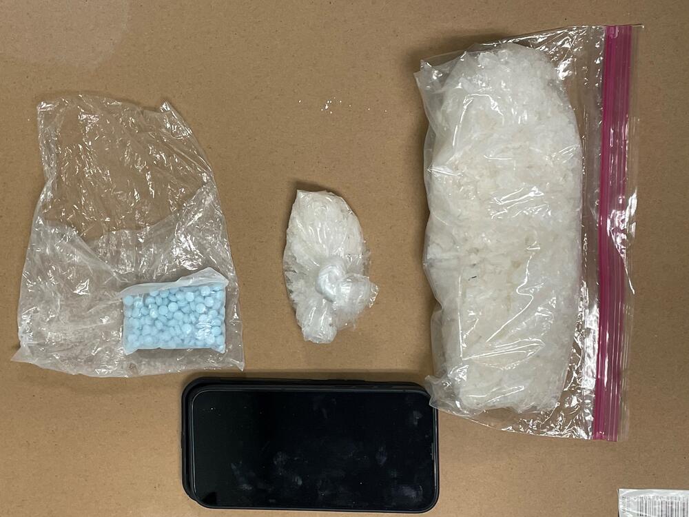 Photo of Drugs found in Vehicle.