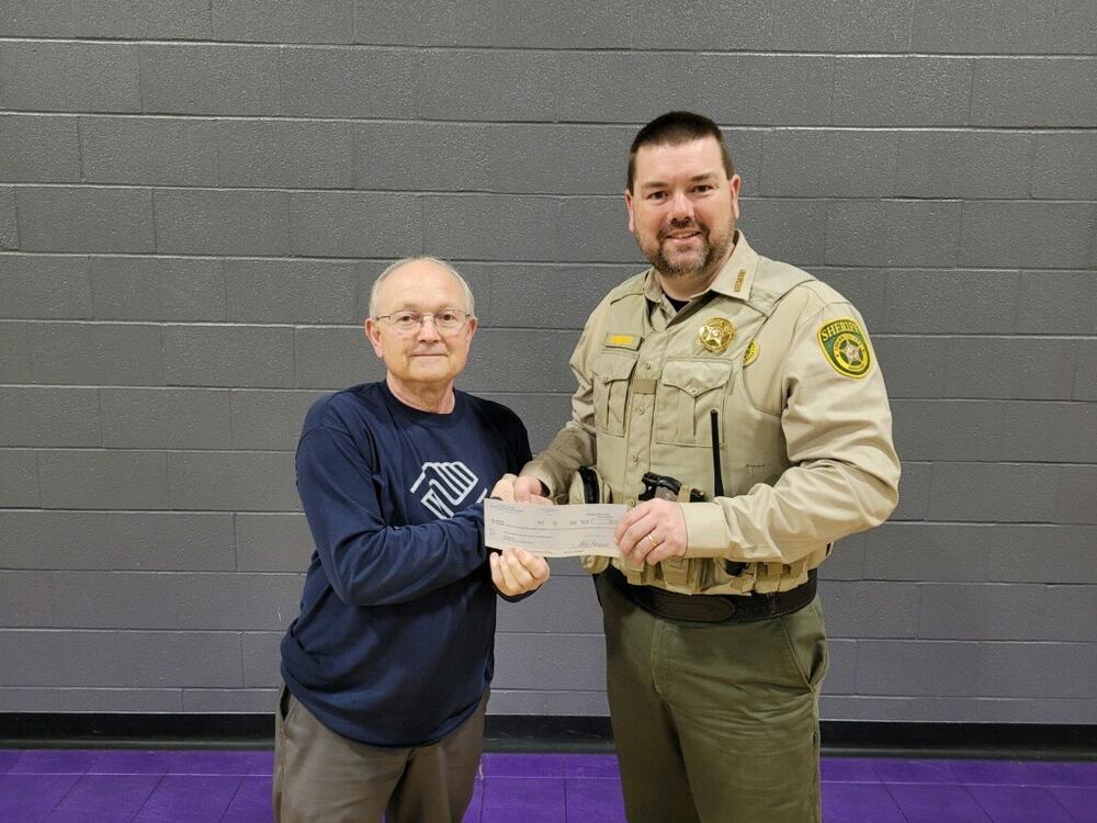 Boys & Girls Club 2023 check to Booneville