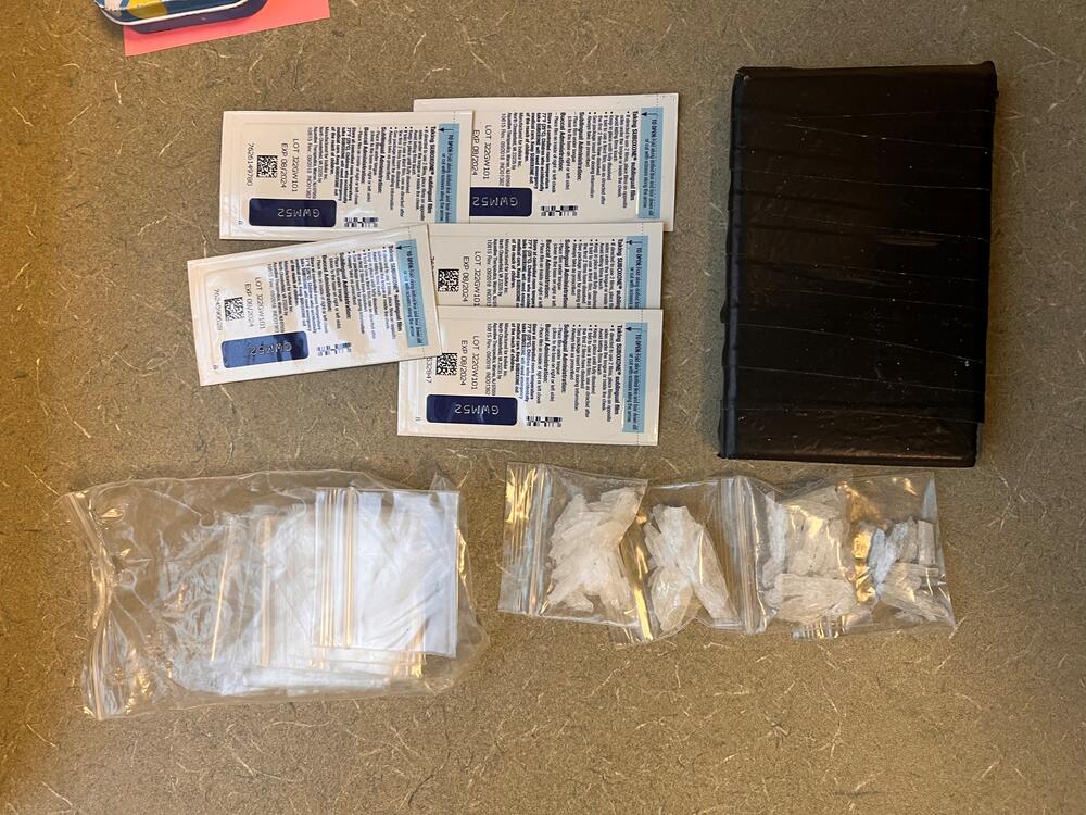 Photo of items seized in Richmond Arrest