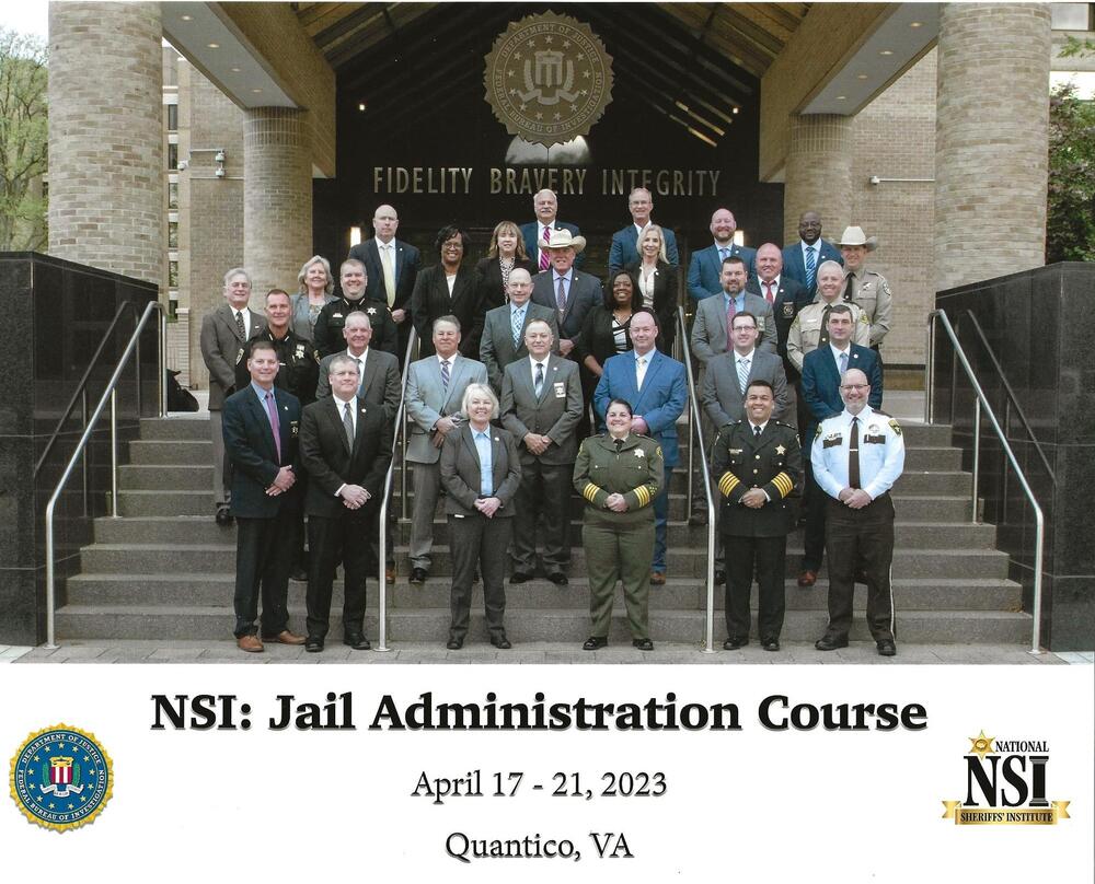 Jail Administration School Class Photo