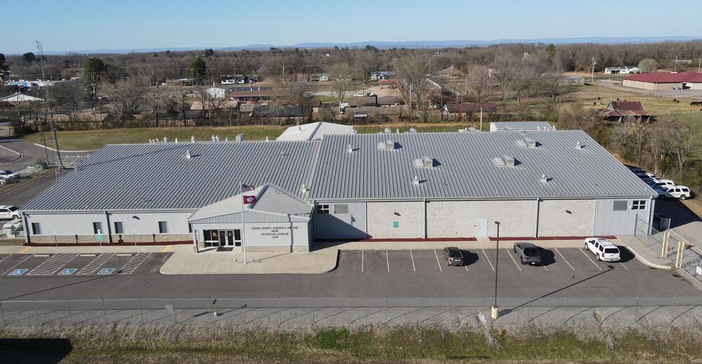 Aerial view of Detention Center