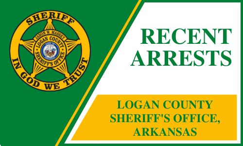 Recent Arrests Clip Art Logo with Badge