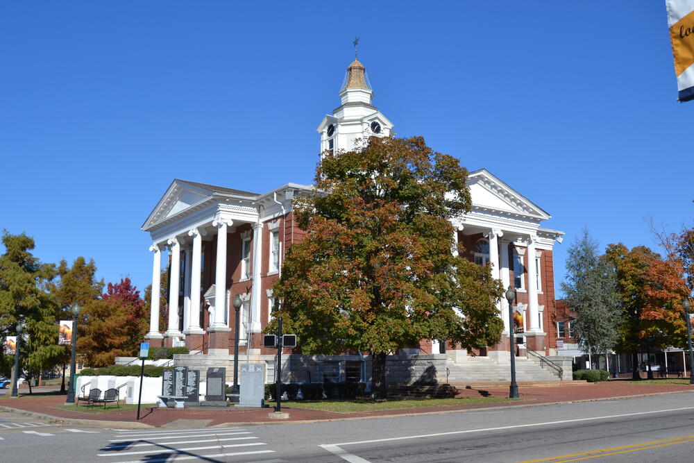 Logan County Courthouse in Paris