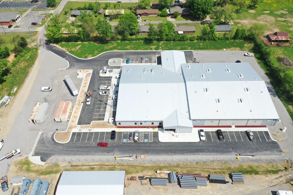 Sheriff's Office and Detention Center before completion in 2019